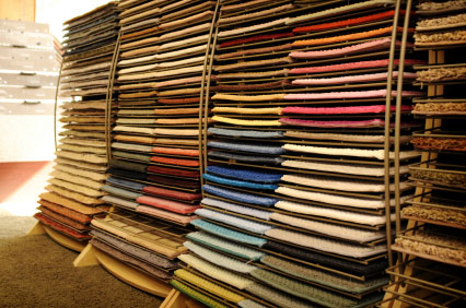 Mattvaruhuset säljer många olika typer av mattor